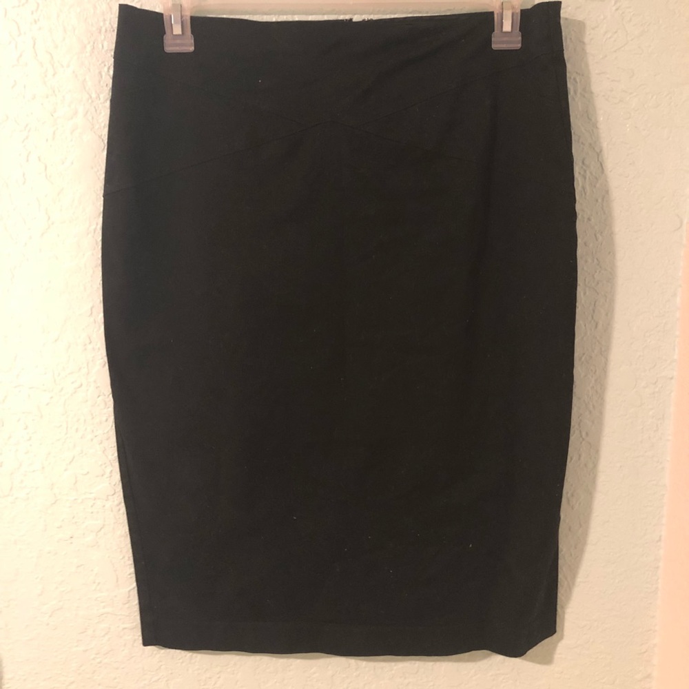 Black pencil skirt